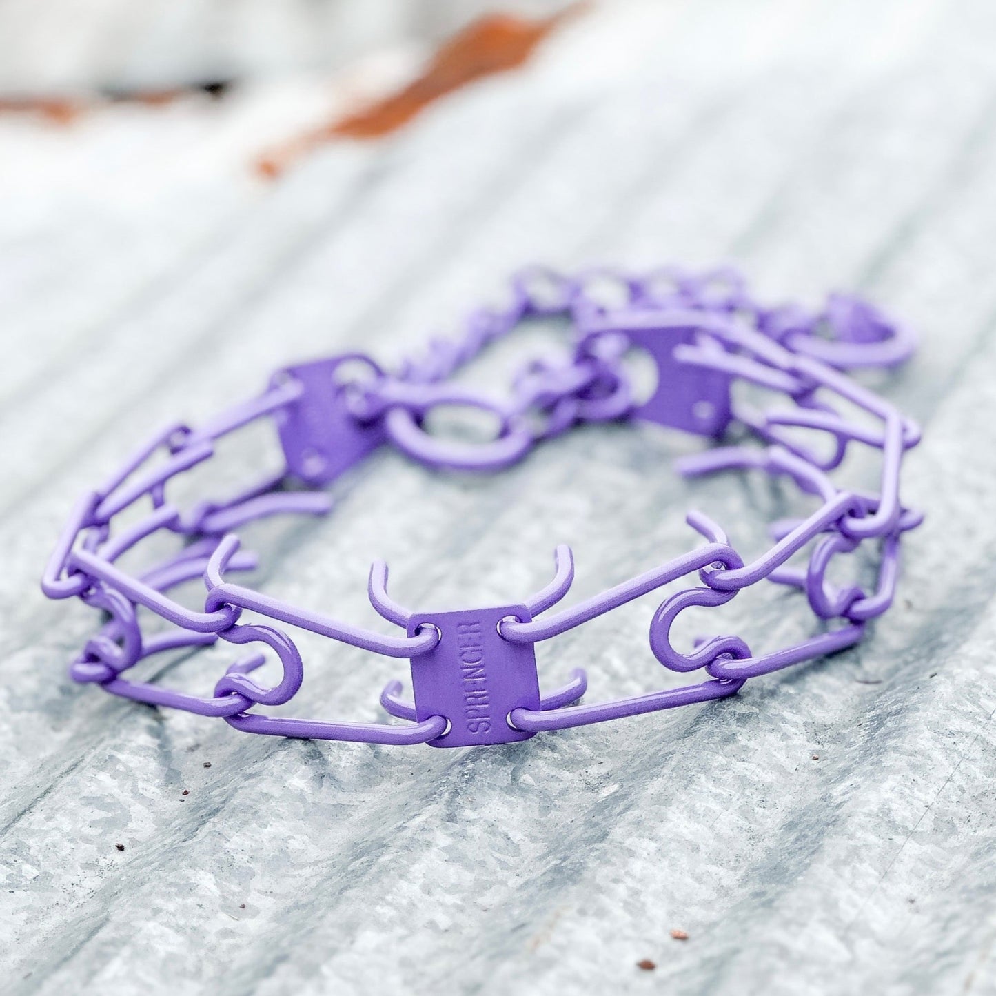 Lavender Custom Powder Coated Herm Sprenger Prong Collar for Dogs