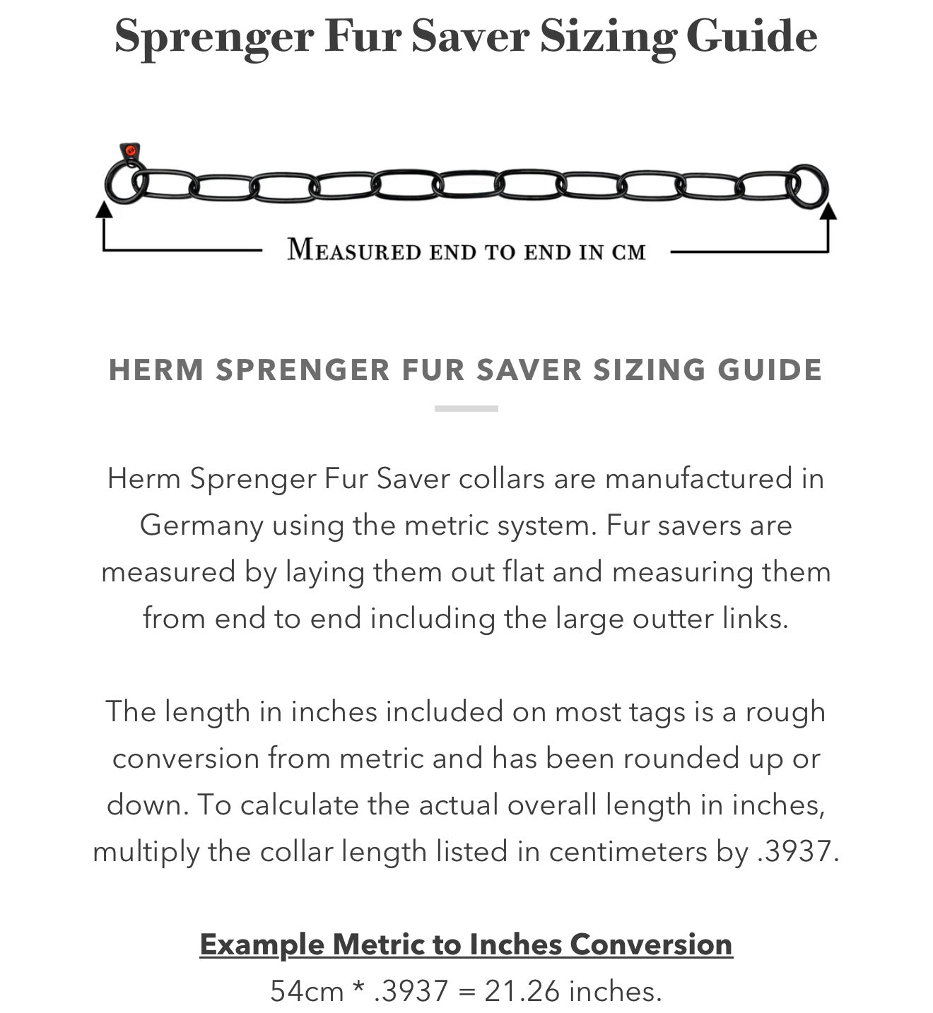 3mm Long Link Fur Saver Custom Powder Coated Herm Sprenger Collar