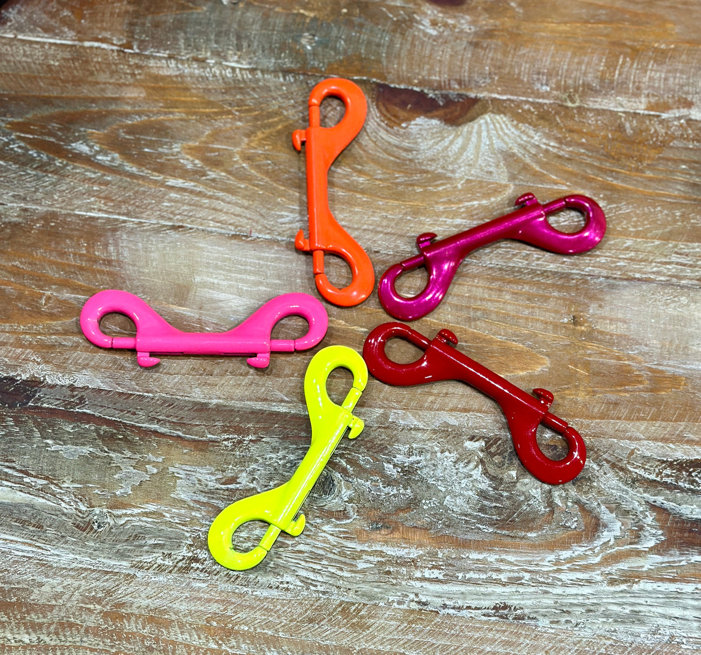Double End 4in Bolt Snap Hook, Custom Powder Coated Hardware, Dogs, Backup Clip