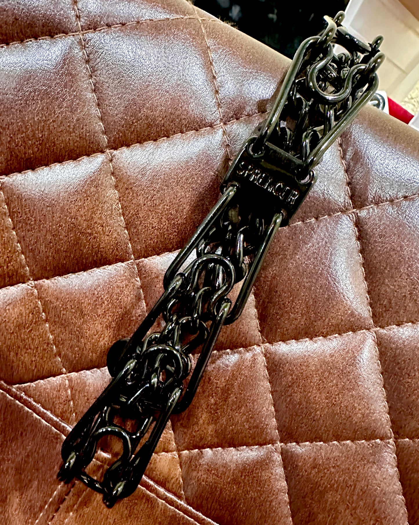 Gloss Black Custom Powder Coated Herm Sprenger Prong Collar for Dogs
