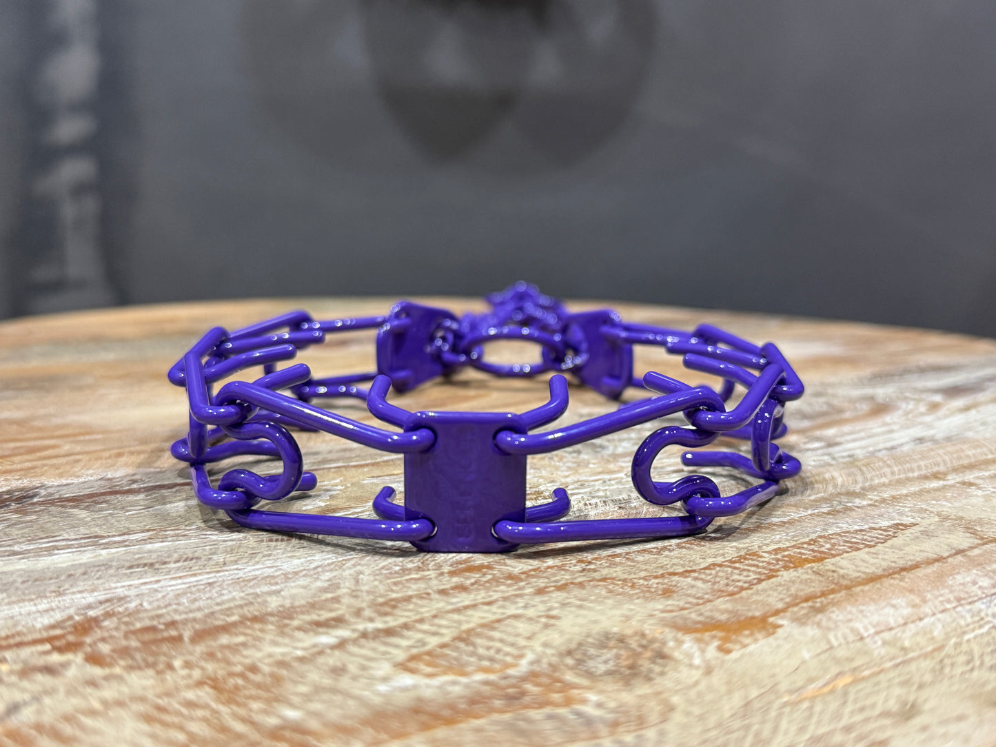 Rich Purple Custom Powder Coated Herm Sprenger Prong Collar for Dogs