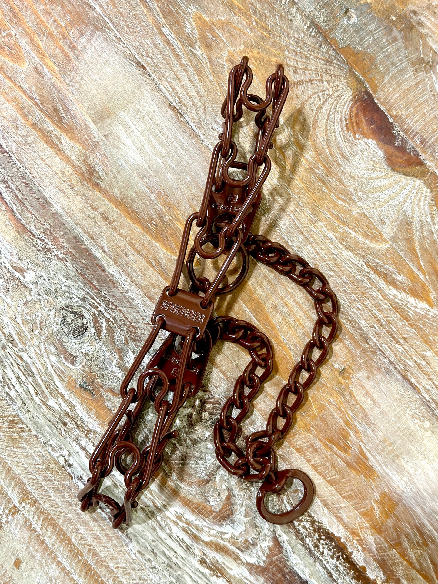 Stout Brown Custom Powder Coated Herm Sprenger Prong Collar for Dogs