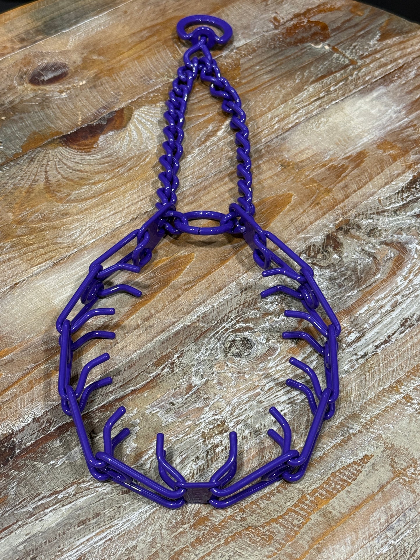 Rich Purple Custom Powder Coated Herm Sprenger Prong Collar for Dogs