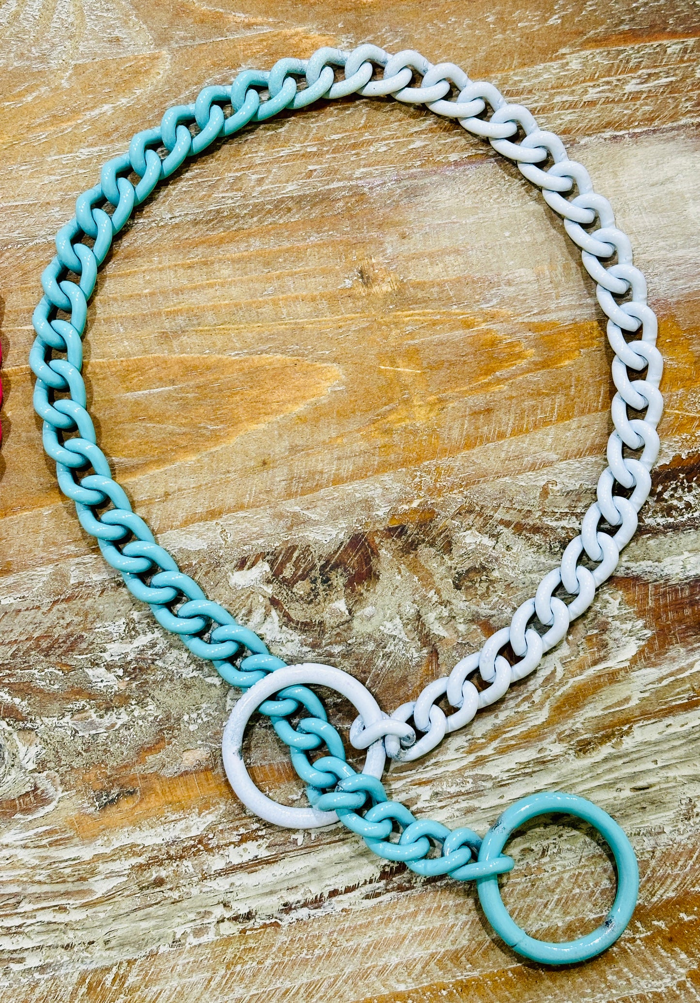 2 Color - 3mm Powder Coated Herm Sprenger Slide Chain/Choke Chain Collar for Dogs