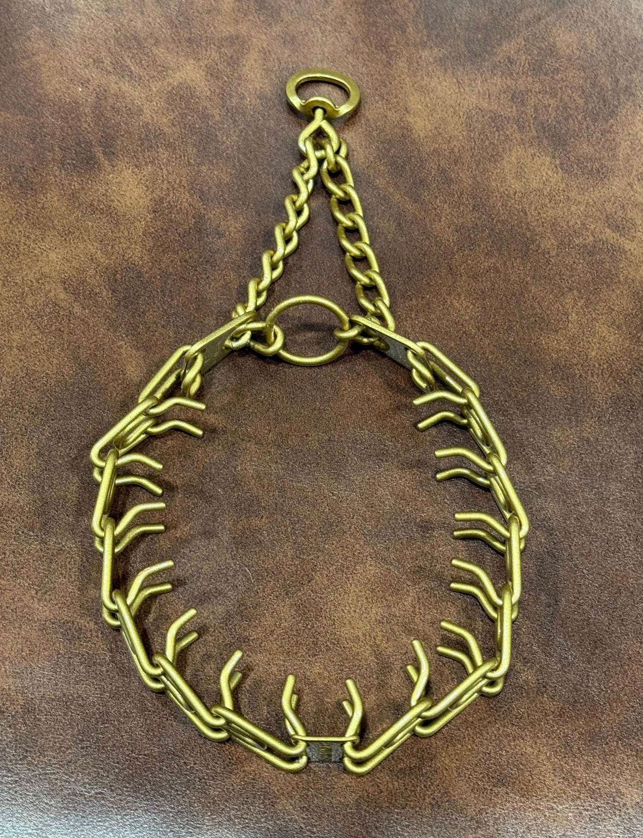 Gold Rush Custom Powder Coated Herm Sprenger Prong Collar for Dogs