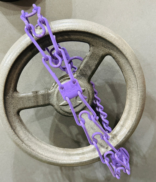 Lavender Custom Powder Coated Herm Sprenger Prong Collar for Dogs