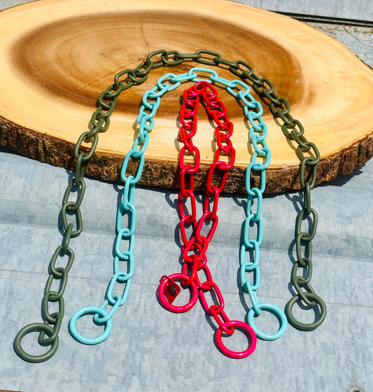 **Mattes** 3mm Short Link Fur Saver Custom Powder Coated Herm Sprenger Collar