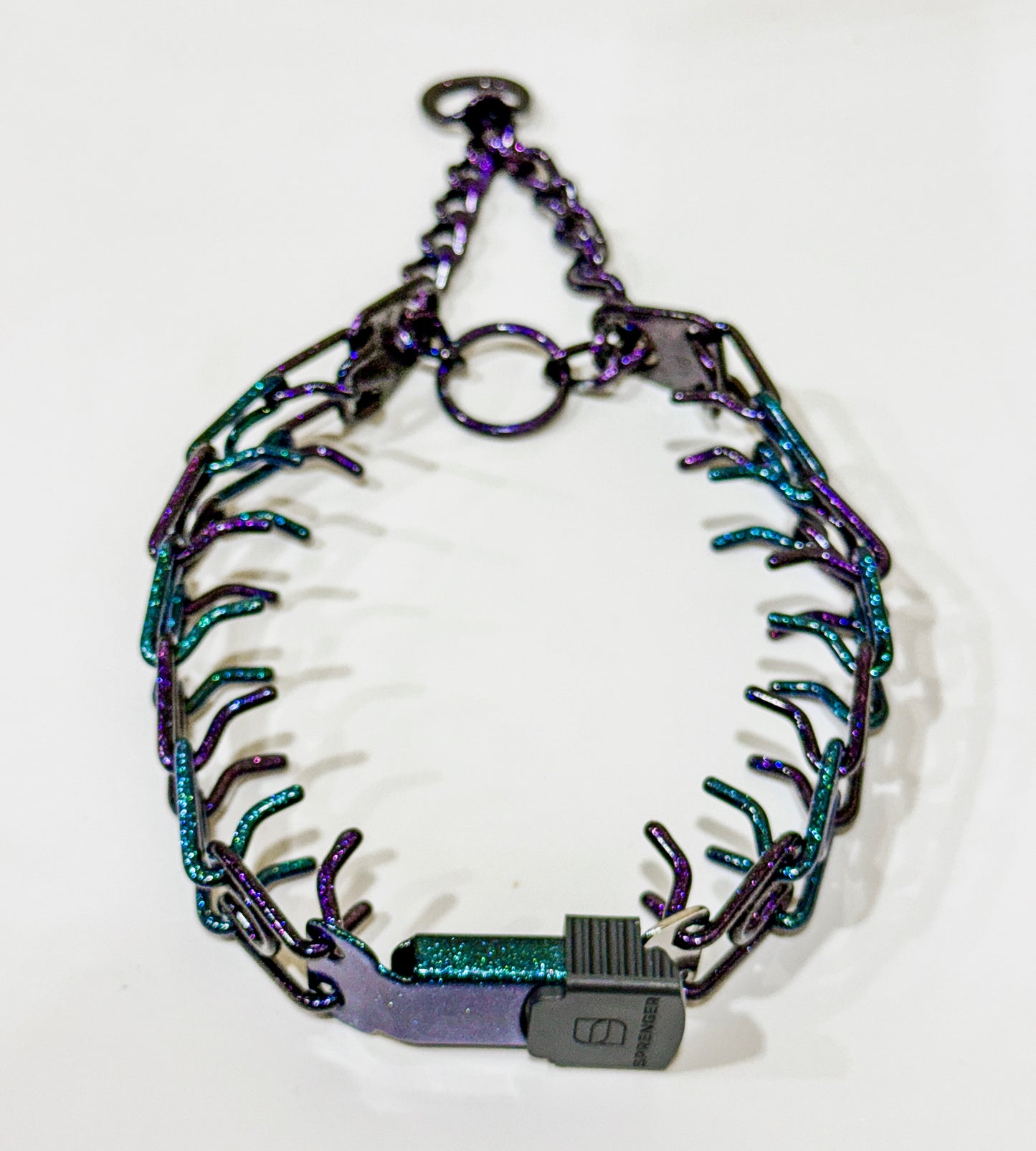 Primal Cosmos Custom Powder Coated Herm Sprenger Prong Collar for Dogs