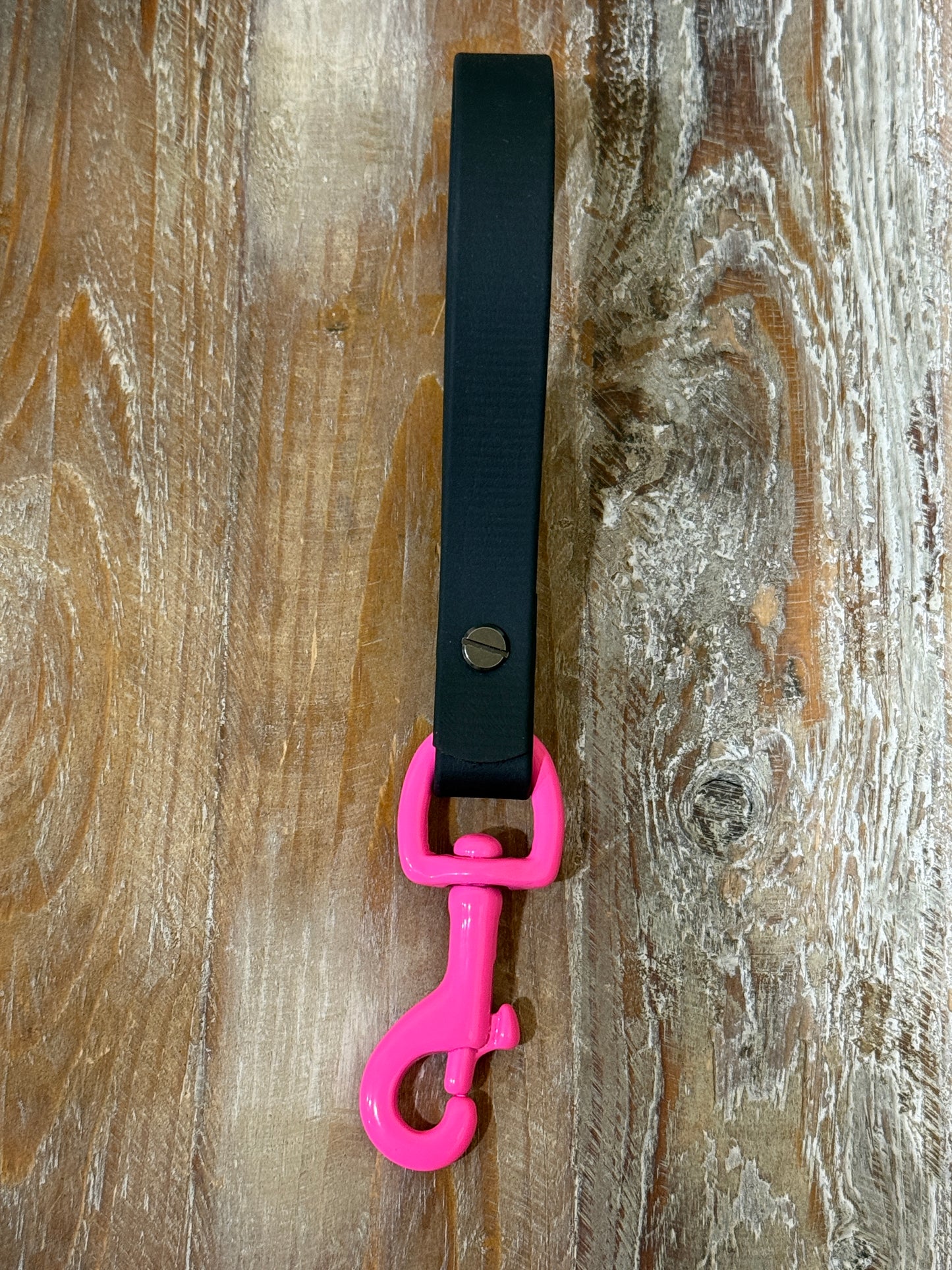12” Biothane Dog Traffic Tab – Custom Powder Coated Hardware | Waterproof Training Handle