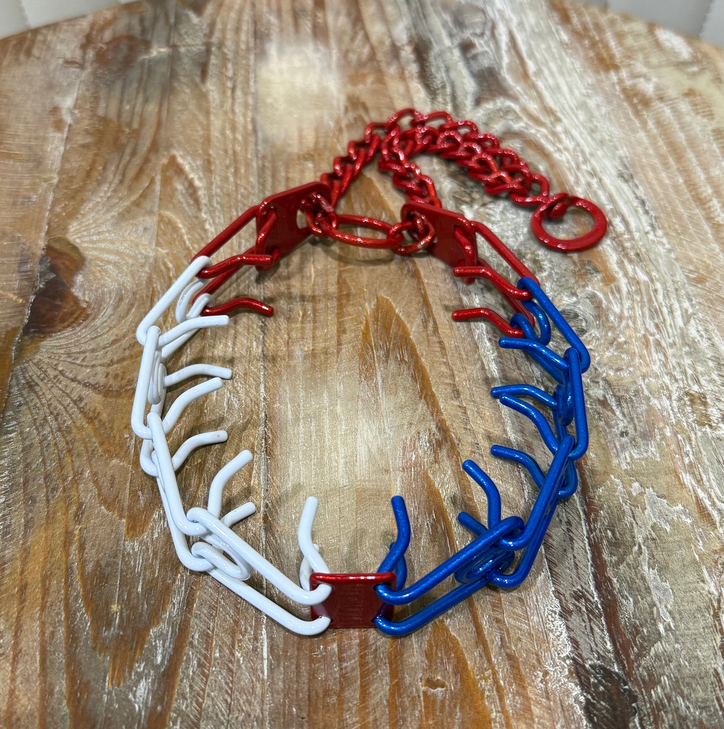 Stars & Stripes Collection Powder Coated Herm Sprenger Prong Collar
