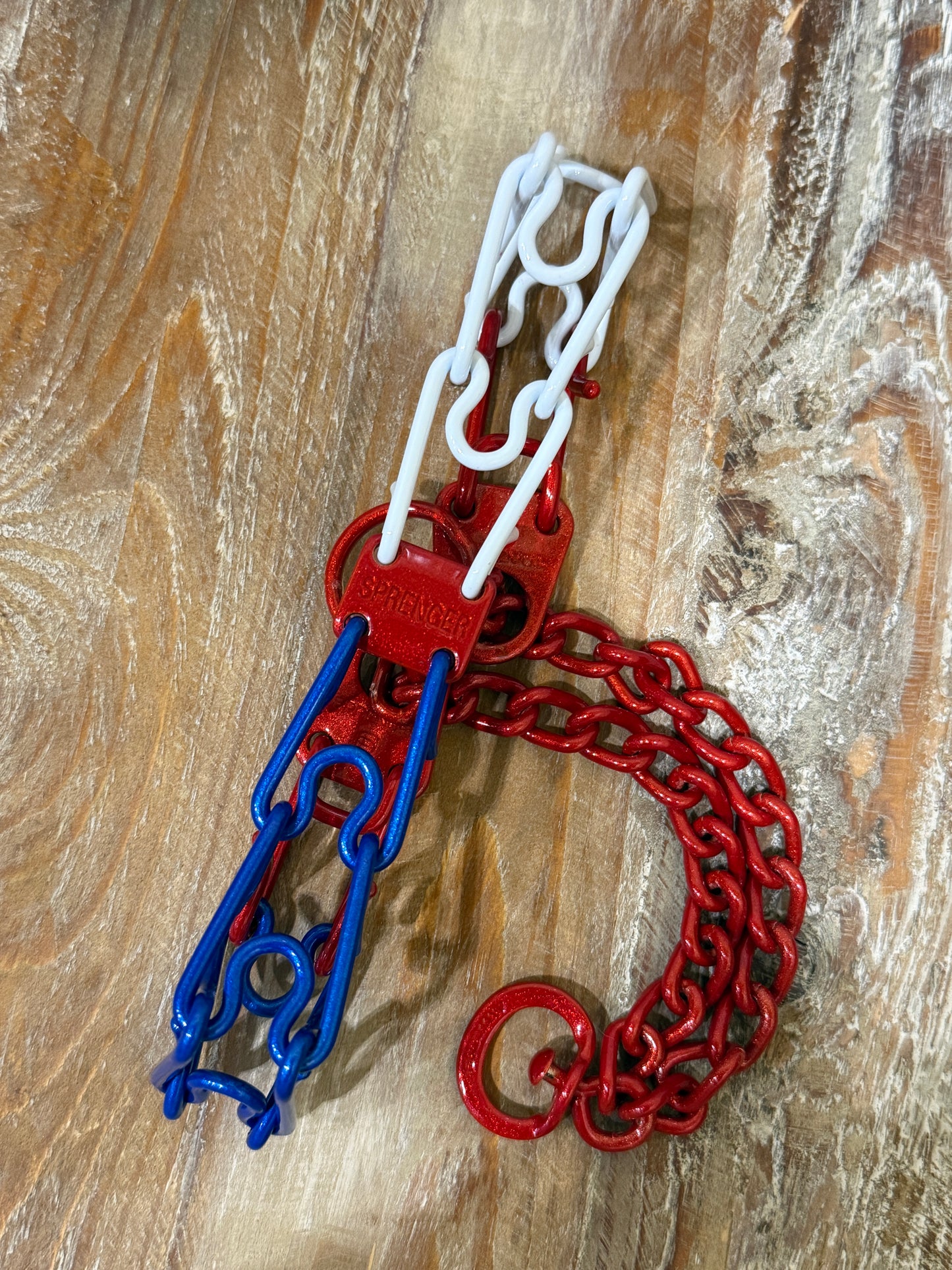 Stars & Stripes Collection Powder Coated Herm Sprenger Prong Collar
