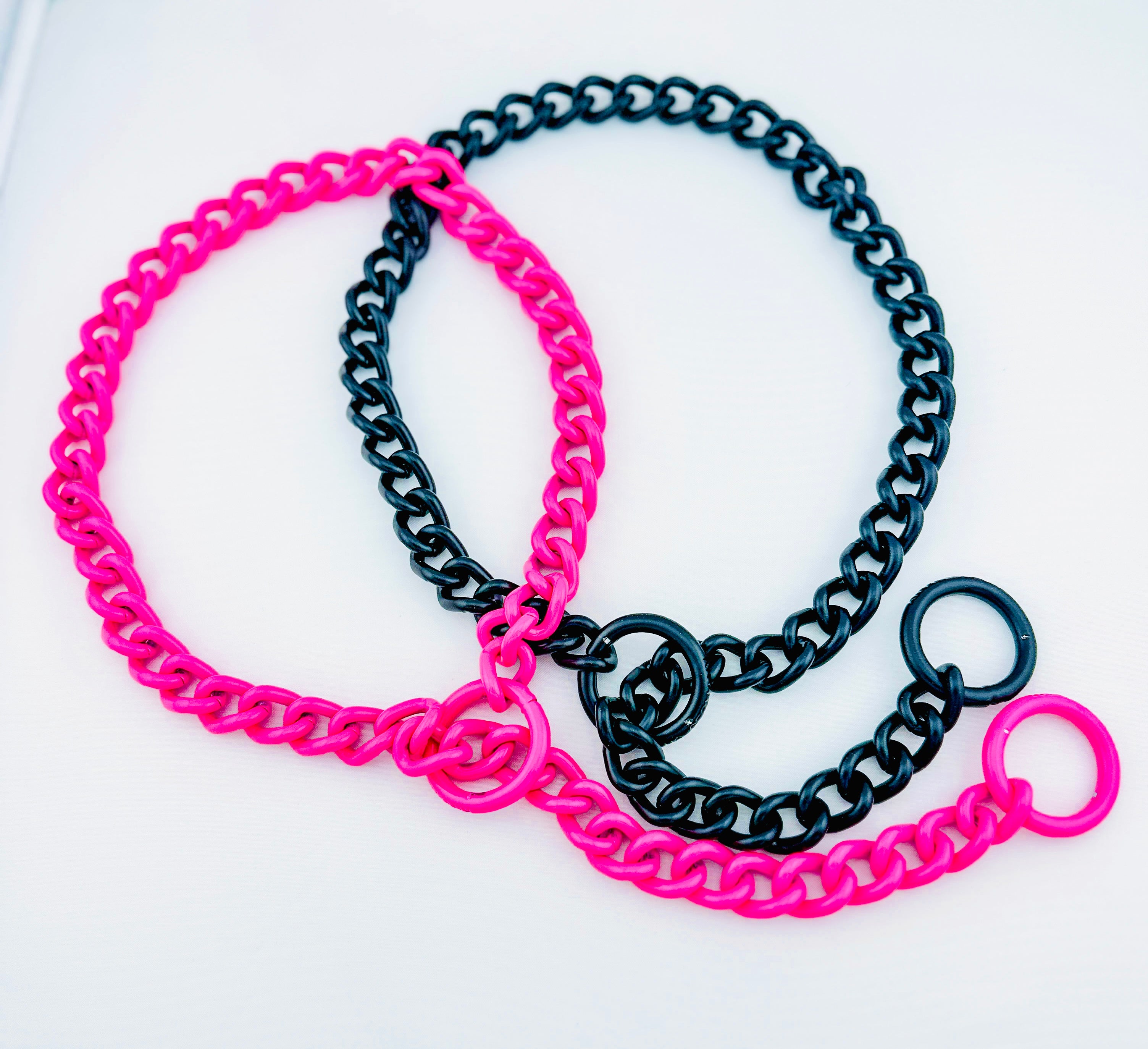 4mm Powder Coated Herm Sprenger Slide Chain/Choke Chain Collar for Dog ...