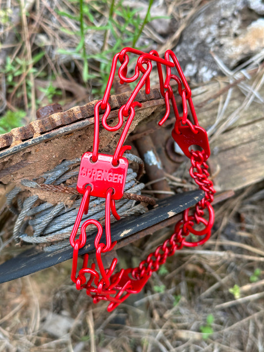  Powder Coated Astatic Red Herm Sprenger Prong Colla